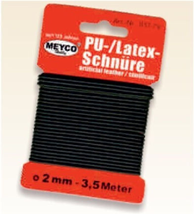 Craft Lace Black 2mm X 3.5m