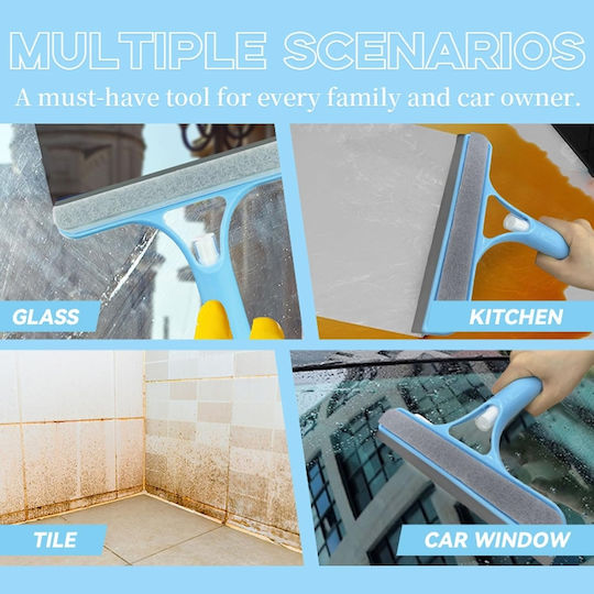 Window Cleaner 3 1 Built-In Sprayer – Sprays Scrubs Dries