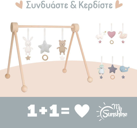 Wooden Activity Gym for Newborns