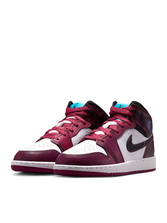 Air  1 Mid Se Adidasi copii High Roșii
