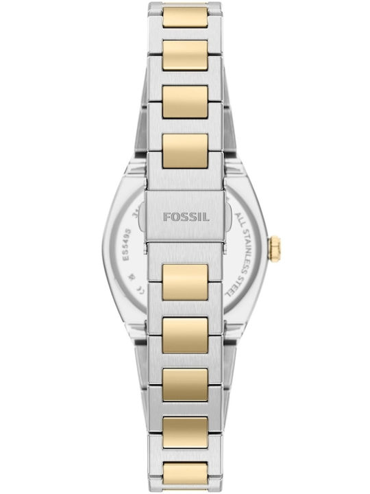Fossil Trei Ceasuri Dama 27mm Baterie Cu Brățară Din Metal Argintie