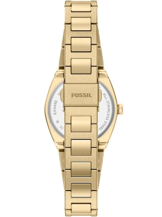 Fossil Trei Ceasuri Dama 27mm Baterie Cu Brățară Din Metal Auriu