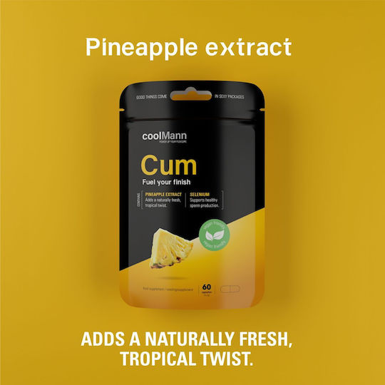Cobeco Pharma CoolMann Cum Supliment Alimentar Special 60 bucăți Pineapple