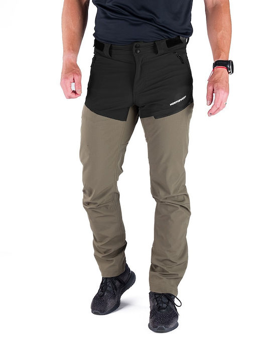 Northfinder Herren Lang Bergsteigerhose Grün