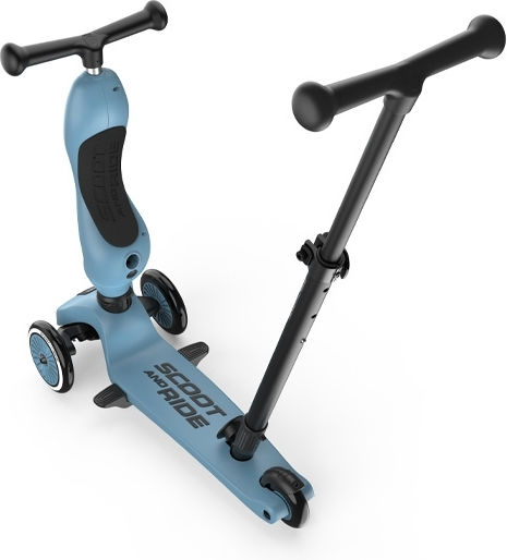 Benutzerdefiniertes Bundle Scoot & Ride Kinderroller Highwaykick 1 Push & Helm S Stahl
