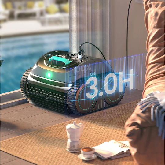 Wybot Wireless Robot Vacuum 65W Bottom / Walls / Waterline for Pools up to 3x3m