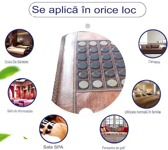 Aparat de Masaj pentru Gât, Spate, Picioare și Corp cu Căldură Infraroșie Gri