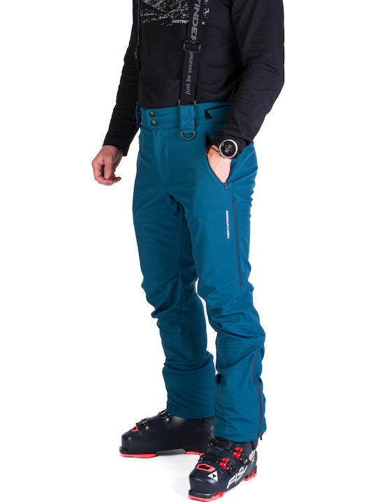 Northfinder 108028-526-102 Pantaloni de Schi și Snowboard Soft Shell Albastru Pentru Bărbați
