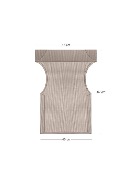 Megapap Pânză pentru scaun de regizor Queen Moka 56x82 cm