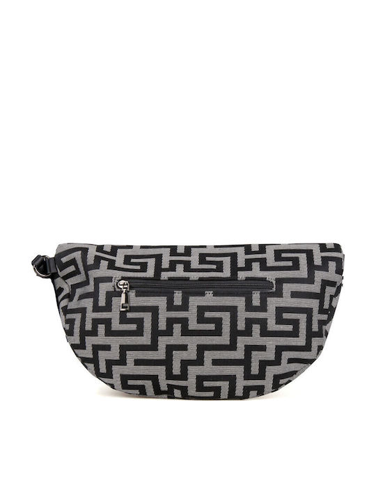 Damentasche Crossbody Schwarze bumbg-H41-gryblk