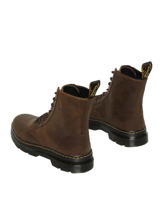 Crazy Horse Leder Braune Herrenstiefel