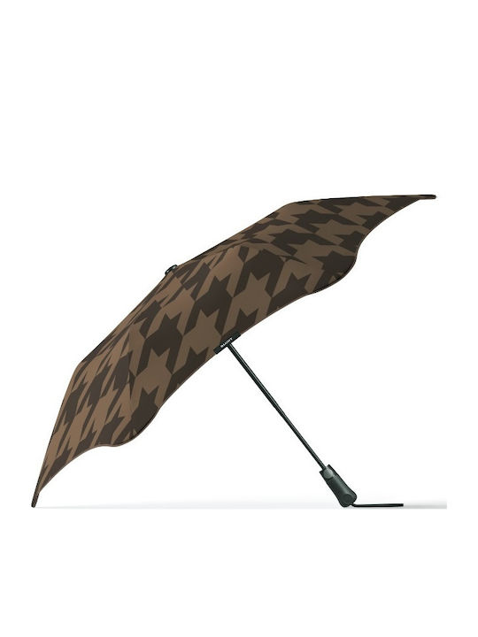 Blunt And Envy Windproof Automatic Compact Brown Umbrella