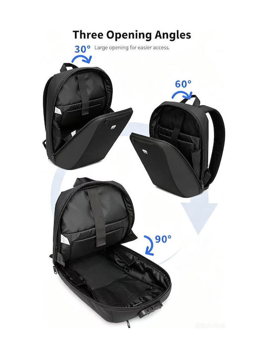 Ozuko Backpack Waterproof Black