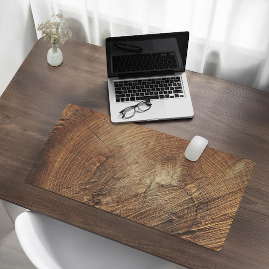 Non-Slip Protective Desk Mat Tree Design 90x45 Cm