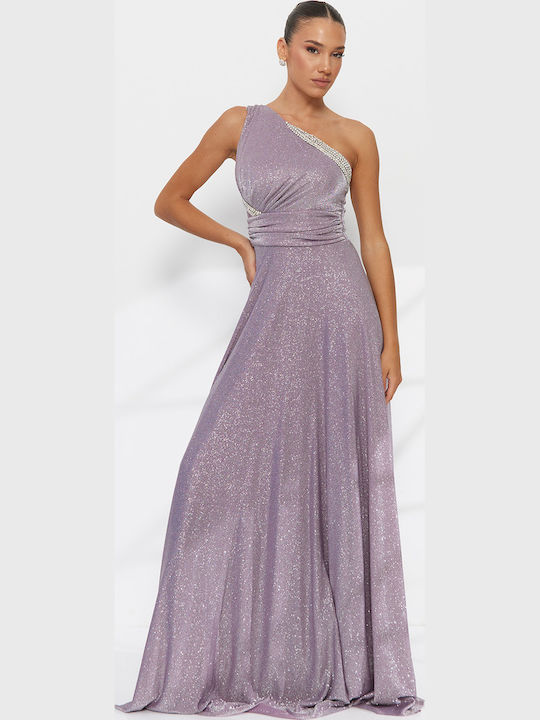 Summer Evening Shirt Dress Lilac
