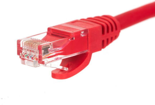 Netrack U/UTP Cat.5e Ethernet Network Cable 0.25m Red