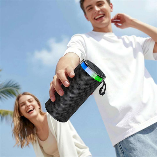 Borofone BR105 Bluetooth Lautsprecher 10W mit Tischuhr und Betriebszeiten bis zu 5 Stunden Schwarz