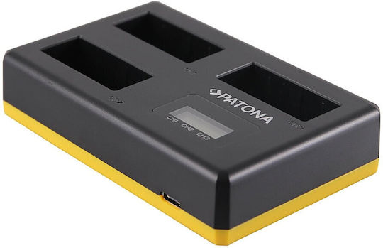 Patona Triple Battery Charger Compatible with Canon