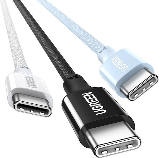 Ugreen Braided USB 2.0 Cable USB-C Male - USB-C 60W Black 2m 65245