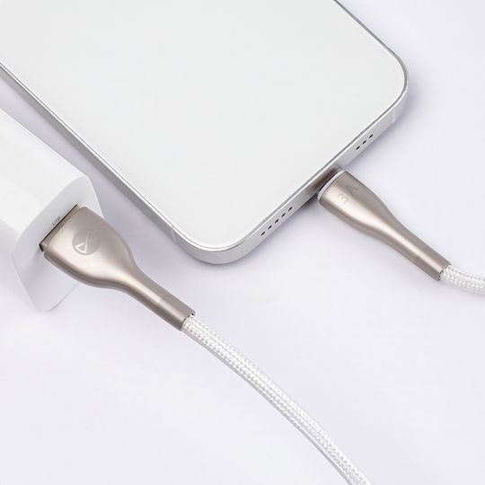 Forever USB 2.0 Cable USB-C male - USB-C White 1m