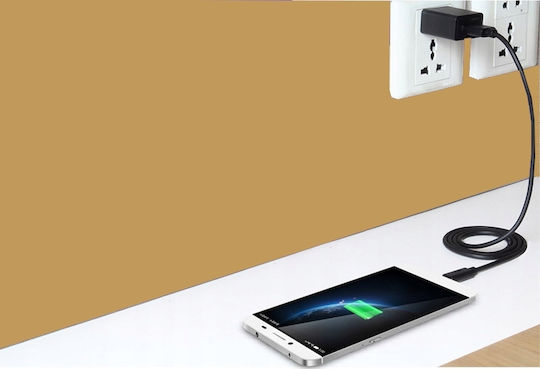 Unitek USB 2.0 Cable USB-C Male - USB-A Black 2m