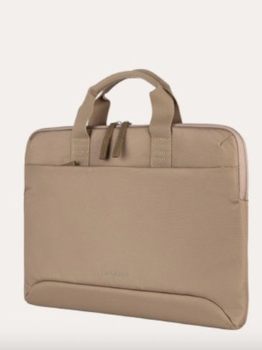Tucano Smilza Laptoptasche Schulter / Handheld für Laptop in Beige Farbe