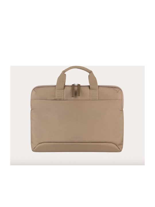 Tucano Smilza Laptoptasche Schulter / Handheld für Laptop in Beige Farbe