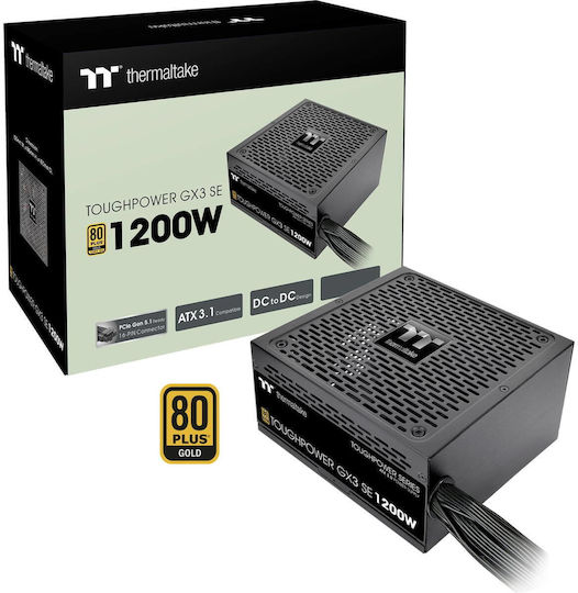 Thermaltake Toughpower GX SE 1200W Μαύρο Τροφοδοτικό Υπολογιστή Full Wired 80 Plus Gold