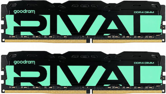 GoodRAM Rival Radiant DDR4 32GB RAM with 2x16GB Modules and Speed 3200 for Desktop