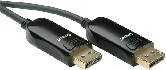 Roline Cable DisplayPort male - DisplayPort male 15m Black (14.01.3491-1)