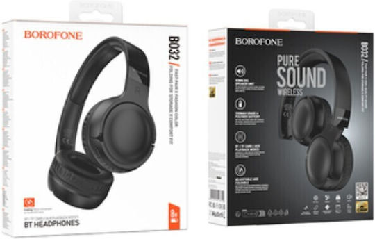 Borofone BO32 Show Bluetooth Wireless On Ear Headphones with 8 hours of Operation Black