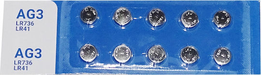 EverActive Αλκαλικές Μπαταρίες Ρολογιών LR41 1.5V 10τμχ