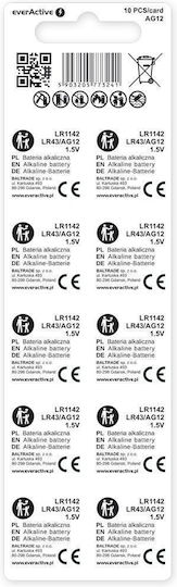 EverActive Batterie Alkalisch für Uhren LR43 1.5V