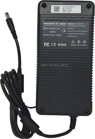 Захранващ адаптер за лаптопи Dell 19.5V 16.9A 330W 7.4 x 5.0mm жак