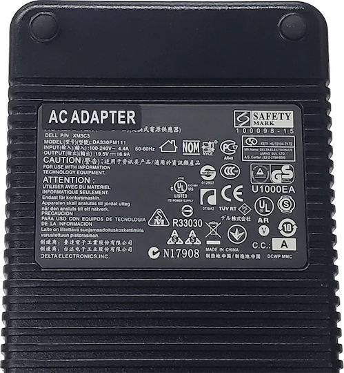Захранващ адаптер за лаптопи Dell 19.5V 16.9A 330W 7.4 x 5.0mm жак