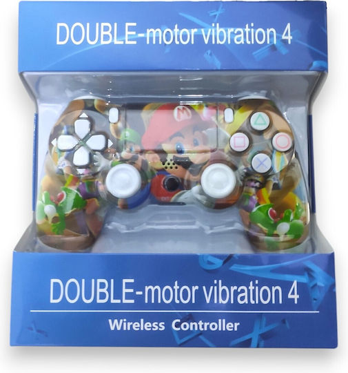 Doubleshock Wireless Gamepad for PS4 Super Mario