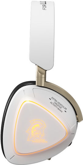 Asus ROG Delta II-KJP Ασύρματο Over Ear Gaming Headset με σύνδεση 3.5mm / Bluetooth / USB Λευκό