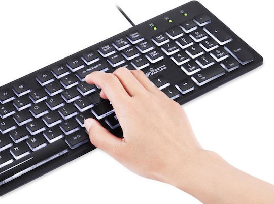 Perixx PERIBOARD-317 - Backlit Keyboard Only English US