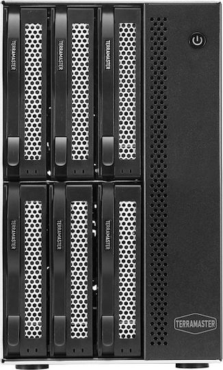 TerraMaster Case for 6 Hard Drives SATA III with Connection USB 3.2