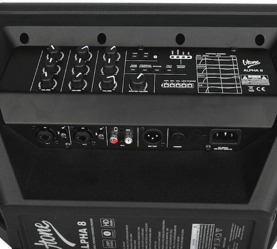 V-tone Alpha 8 Active Stage Monitor 95W with Woofer 8" with Battery 27x28x40cm.