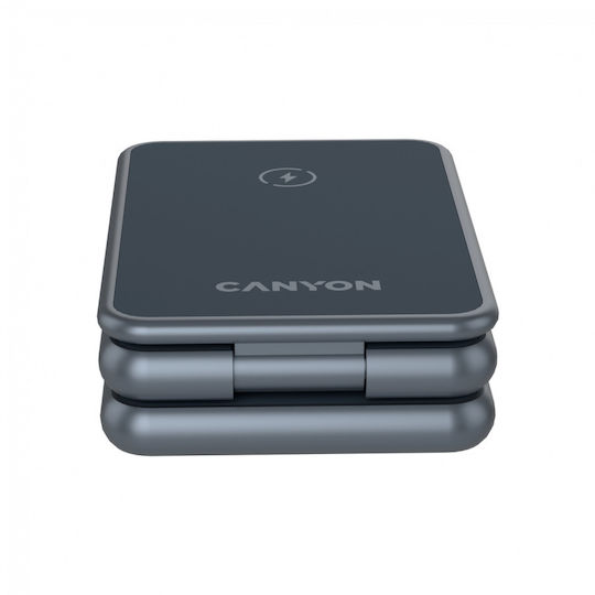Canyon Wireless Charger (Qi Pad) 15W Power Delivery Gray (OnCharge)