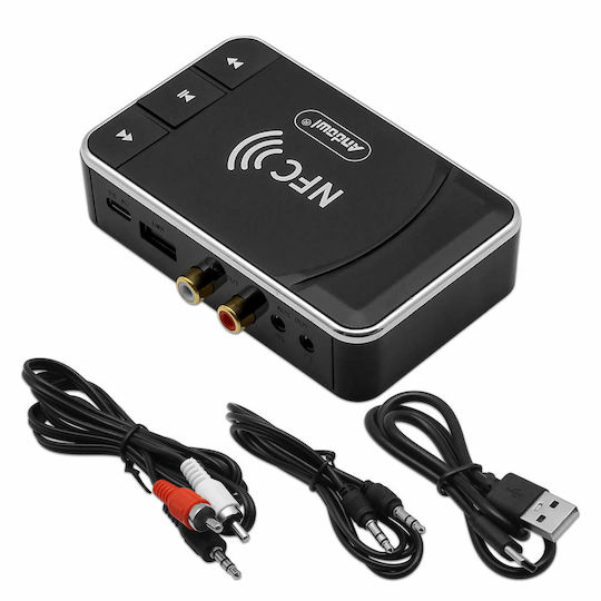 Music Audio Bluetooth NFC Audio Transmitter Andowl Q-nf39 Black