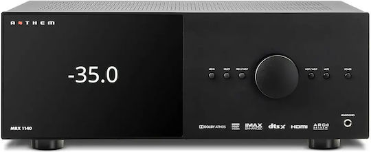 Anthem MRX-1140 Home Cinema Receiver 4K/8K 15.2 Channels 140W/8Ω 170W/6Ω with HDR and Dolby Atmos Black