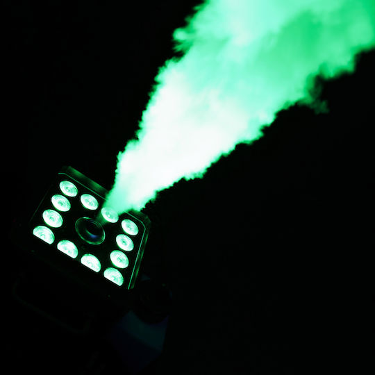 BoomTone Dj Jet Smoke 1200 Fog Machine 1200w 12x Rgba Leds Wireless Controller