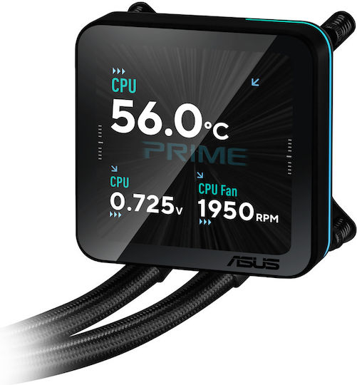 Asus Prime LC II 360 ARGB AIO Водно Охлаждане За CPU С 3 Вентилатора 120mm
