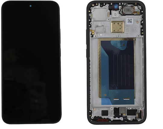 Ersatzbildschirm für Mobiltelefone Display mit Touch-Mechanismus und Rahmen für Xiaomi 15T Schwarz