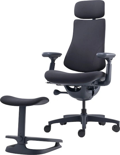 LiberNovo Omni Office Chair with Adjustable Arms Black