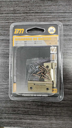 Cabinet Hinge Flat 1.5" Set 12 Packs 2 Pieces 205787 Tr288187