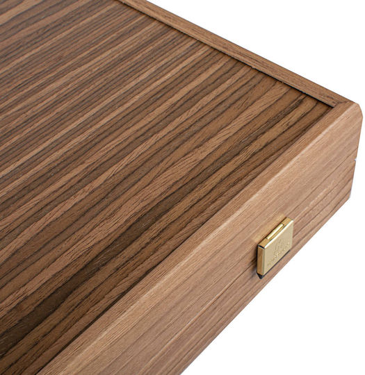 Manopoulos Handmade Wooden Backgammon 48x48cm