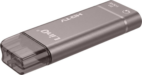 Linq Mini Hub Adapter Usb-c Zu Hdmi 4k Jack 3.5mm Usb-c 100w Grau